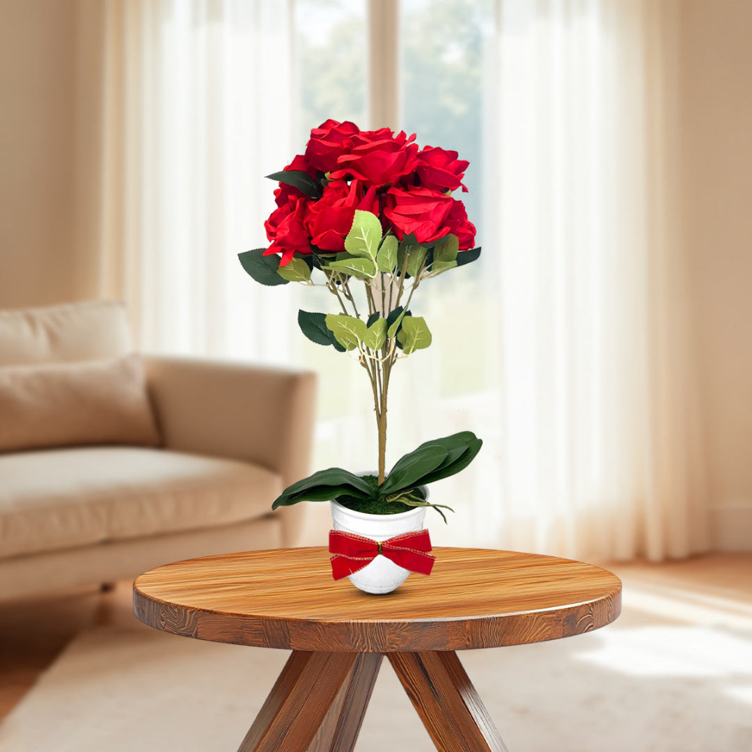 Picturesque Artificial Roses Stem in Color of Your Choice