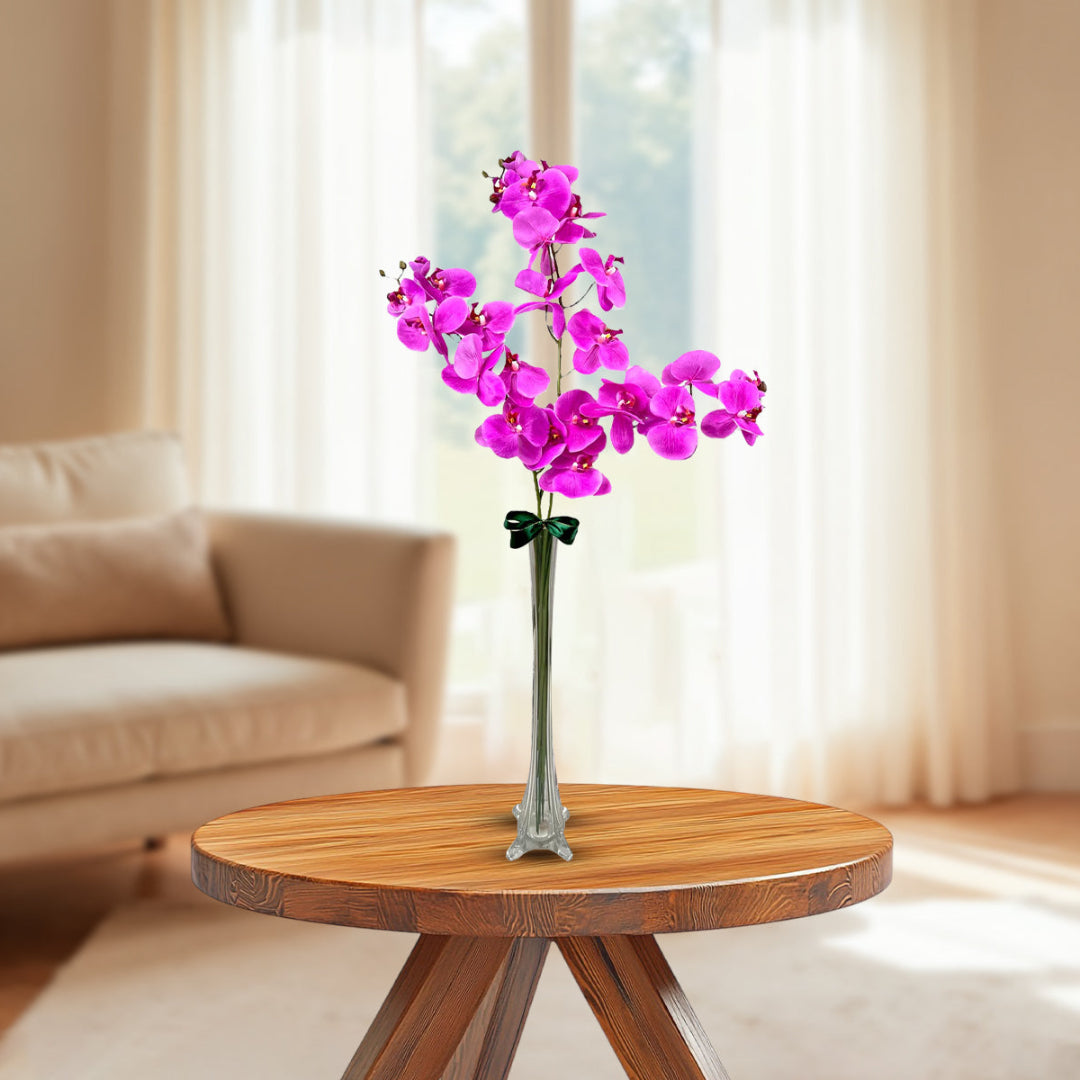Stunning Artificial Orchids in Glass Vase