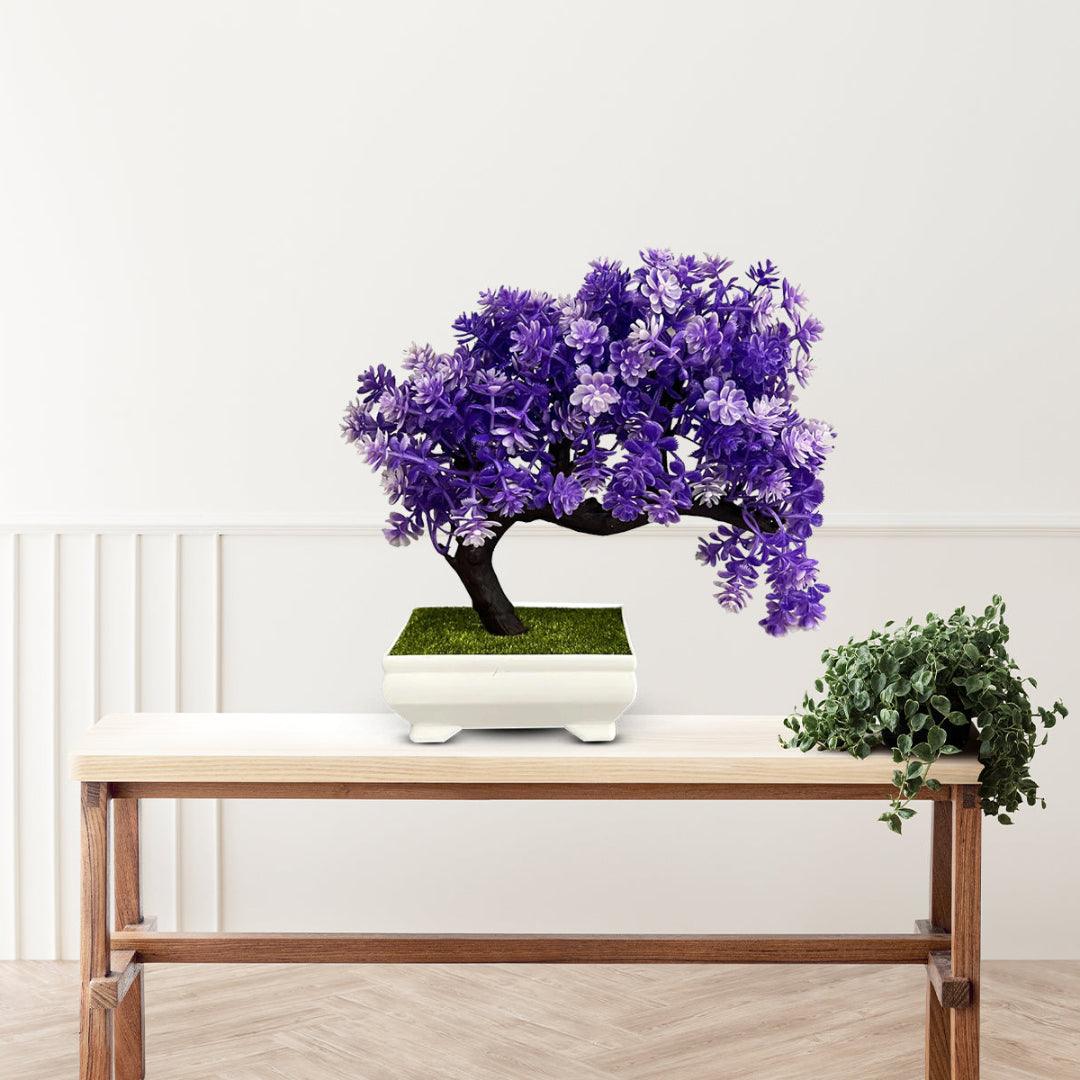 Artificial : Sideways Bonsai in Different Colored Leaves ~ The Perfect Gift