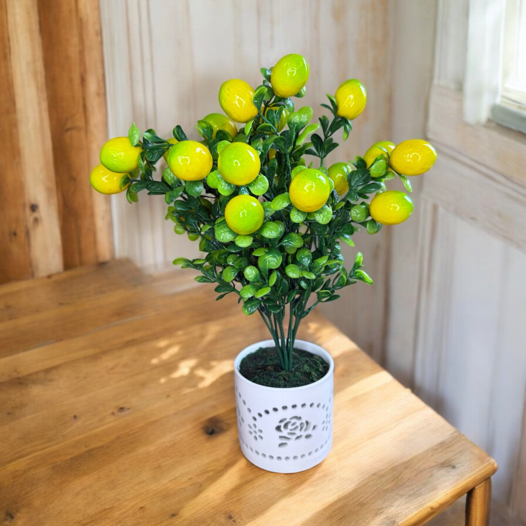 Artificial Lemon Bonsai (Good Gift)