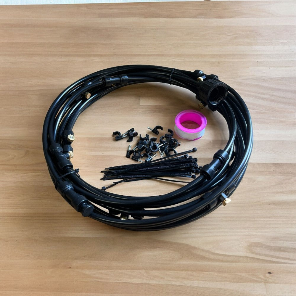 Brass Nozzle Spray Mist Cooling System