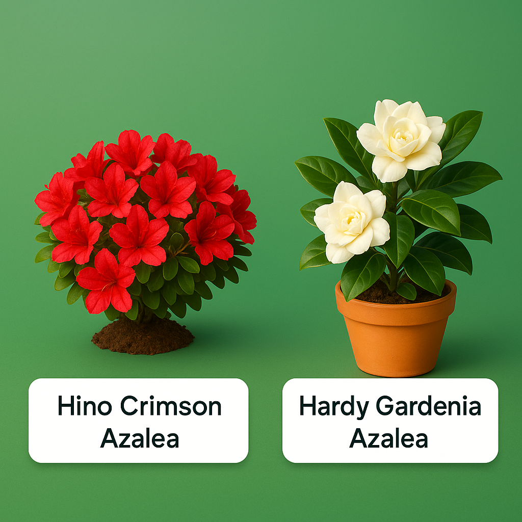 Black Friday 2 Plant Combo - Hino Crimson Azalea & Hardy Gardenia azalea