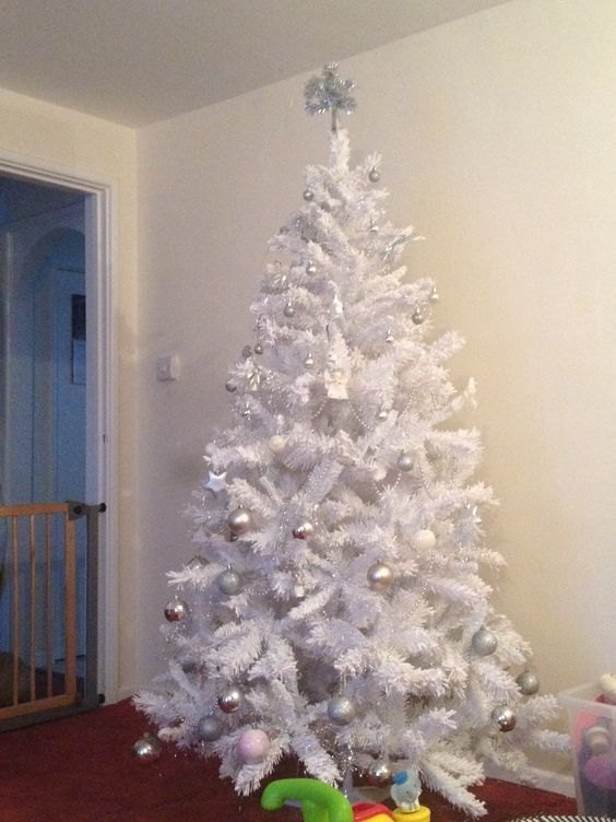 Artificial Tree : White Boise Pine Tree