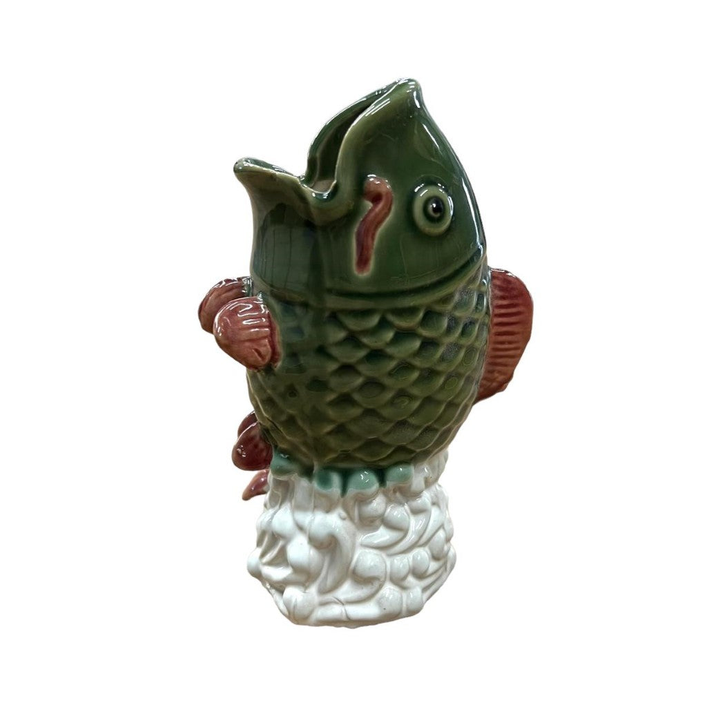Alluring Figurine Style Fish Shape Ceramic Pot/Planter