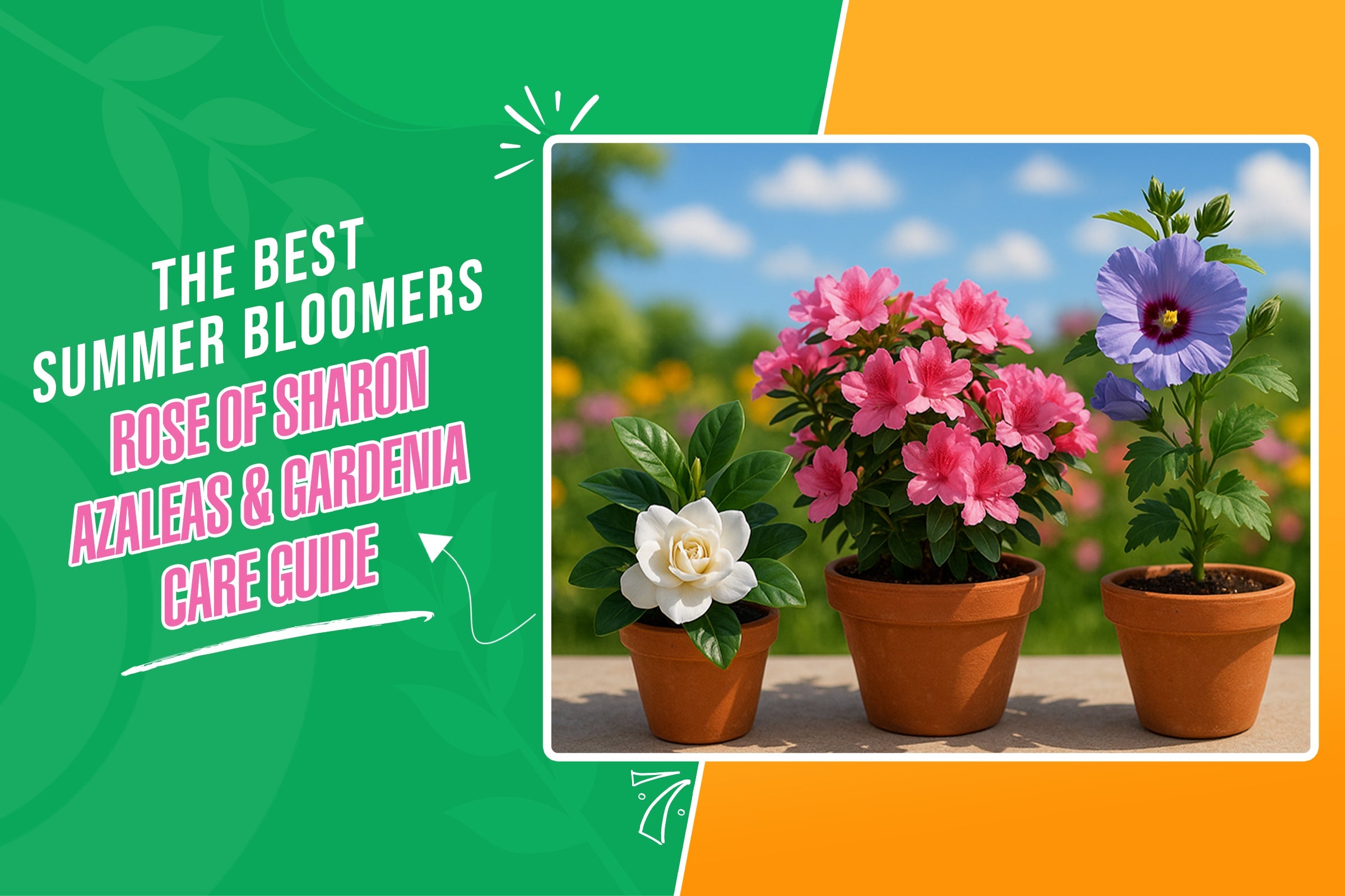The Best Summer Bloomers: Rose of Sharon, Azaleas & Gardenia Care Guide