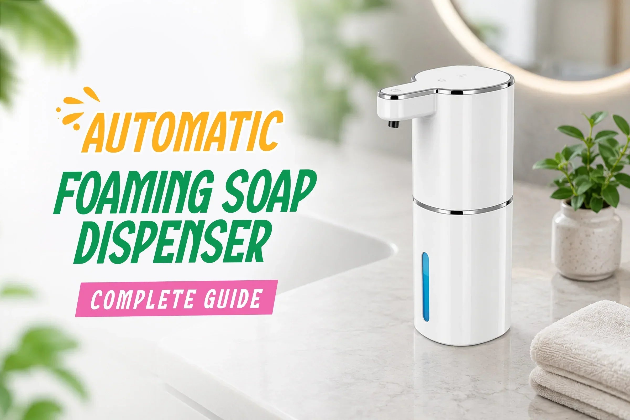 Touchless Automatic Foaming Soap Dispenser Guide 