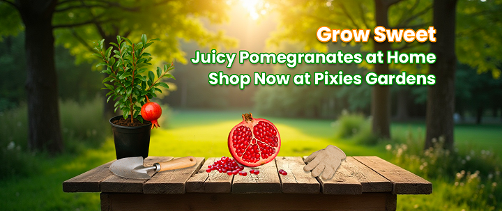 Best Pomegranate Plants to Grow at Home – A Complete Guide from Pixies Gardens