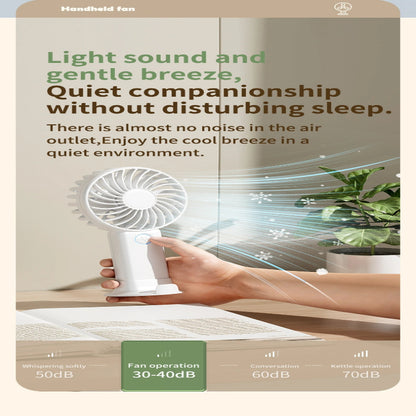 Handheld Fan with Phone Stand