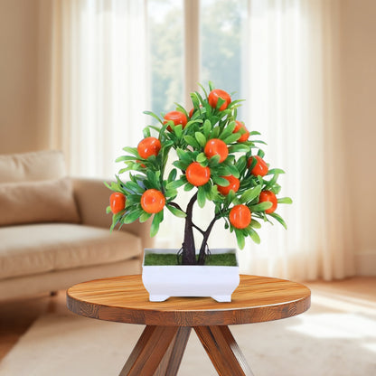Gorgeous Artificial Mini Pomegranate Bonsai ~ The Perfect Christmas Gift