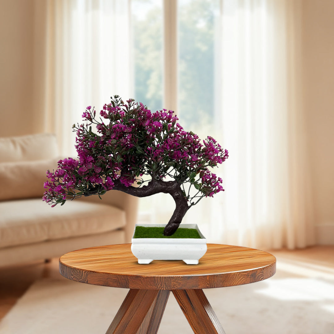 Sideways Bonsai (Artificial)-Good Gift
