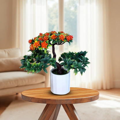 Artificial : Bonsai with Different Colored Flowers ~ The Perfect Gift