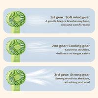 Handheld Fan with Phone Stand