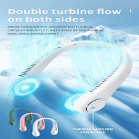 Hands-Free Rechargeable Neck Fan