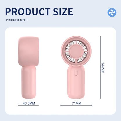Compact 3-Speed Handheld Fan