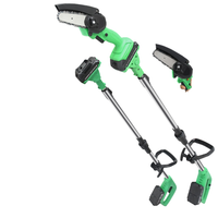 20V Cordless 2-in-1 Pole Saw & Mini Chainsaw | Extendable Pole for Tree Pruning & Wood Cutting