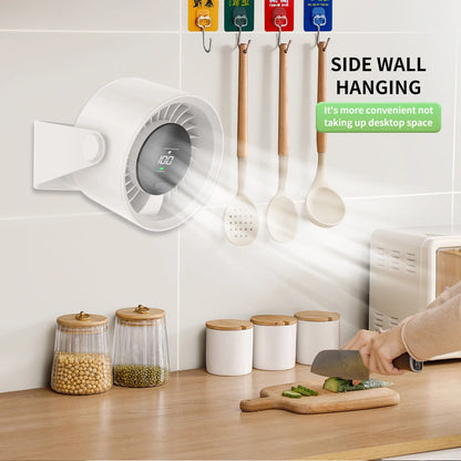 Rechargeable Desktop/Wall-Mounted Fan