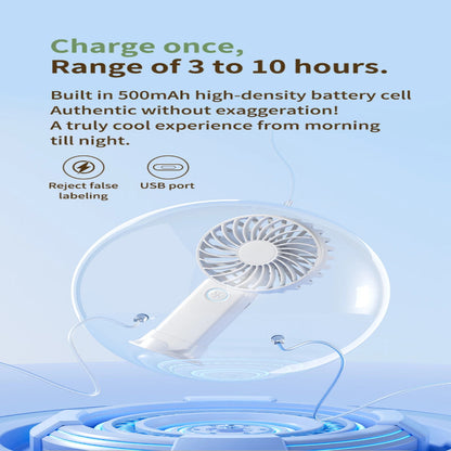 Handheld Fan with Phone Stand