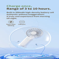 Handheld Fan with Phone Stand