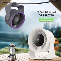 Rechargeable Desktop/Wall-Mounted Fan