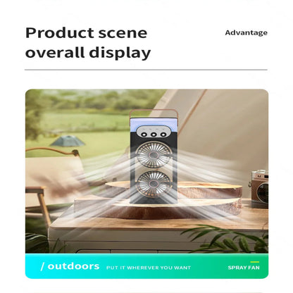Desktop Misting Fan with 400ML Tank