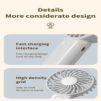 Handheld Fan with Phone Stand