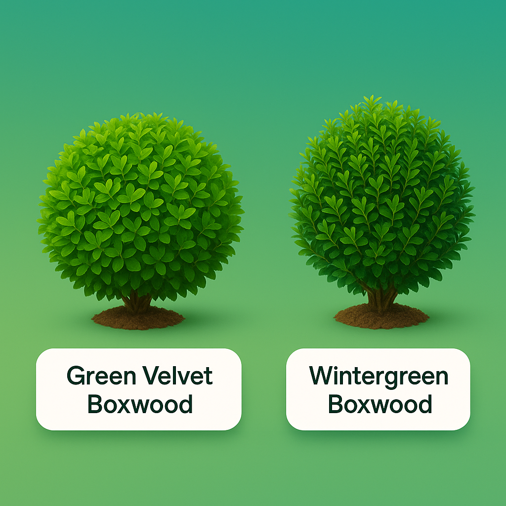 Black Friday 2 Plant Combo - Green Velvet Boxwood &amp; Winter Green Boxwood
