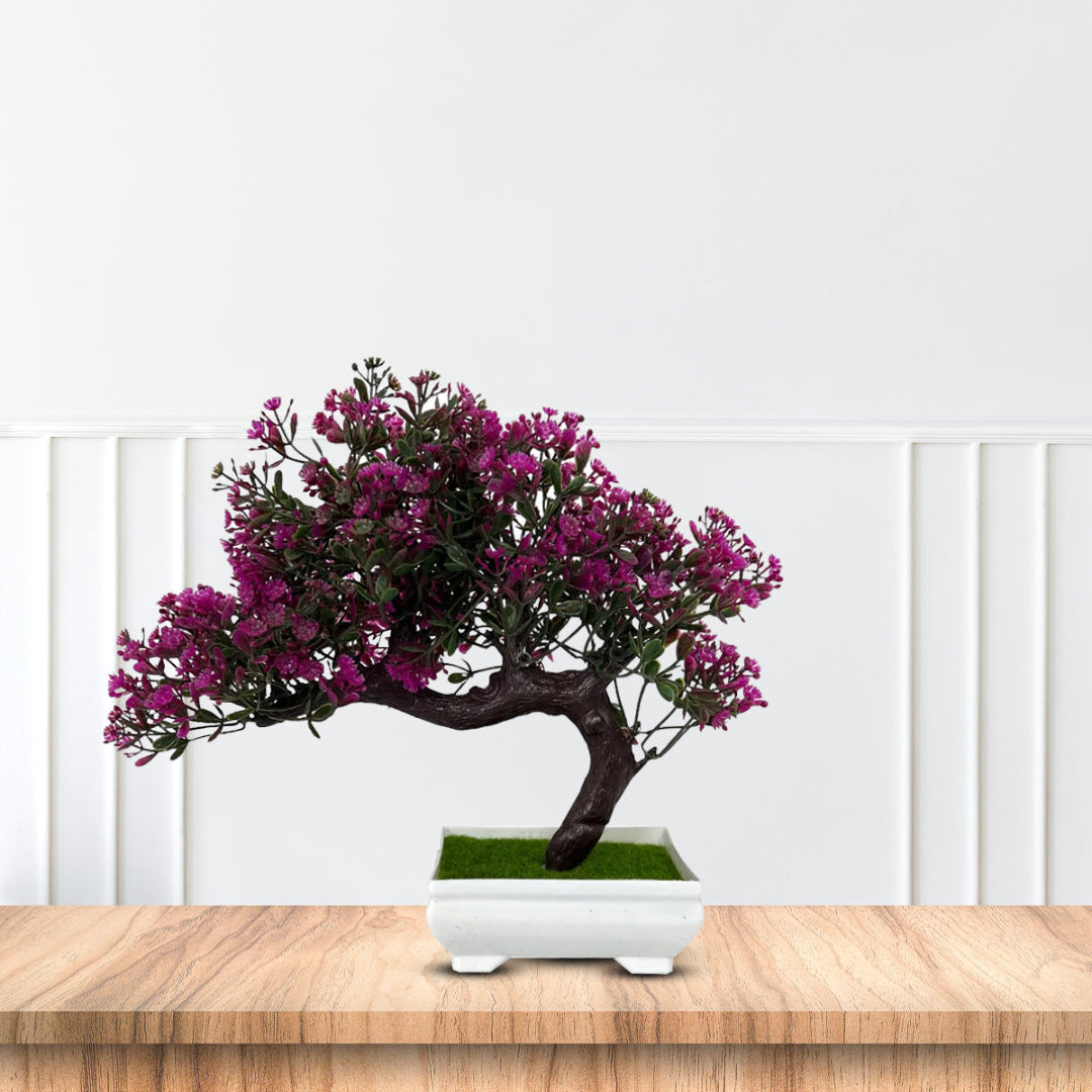 Sideways Bonsai (Artificial)-Good Gift
