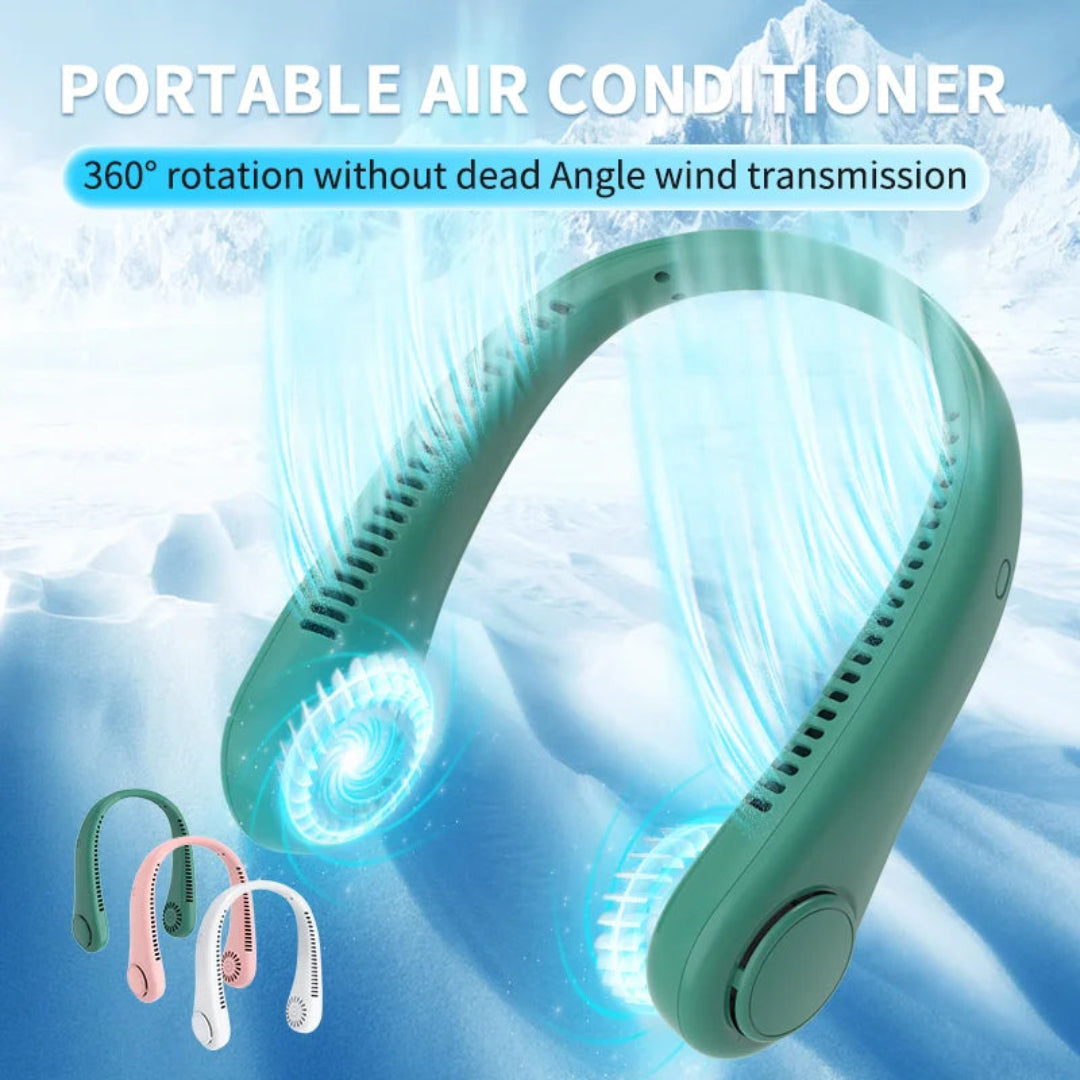 Hands-Free Rechargeable Neck Fan