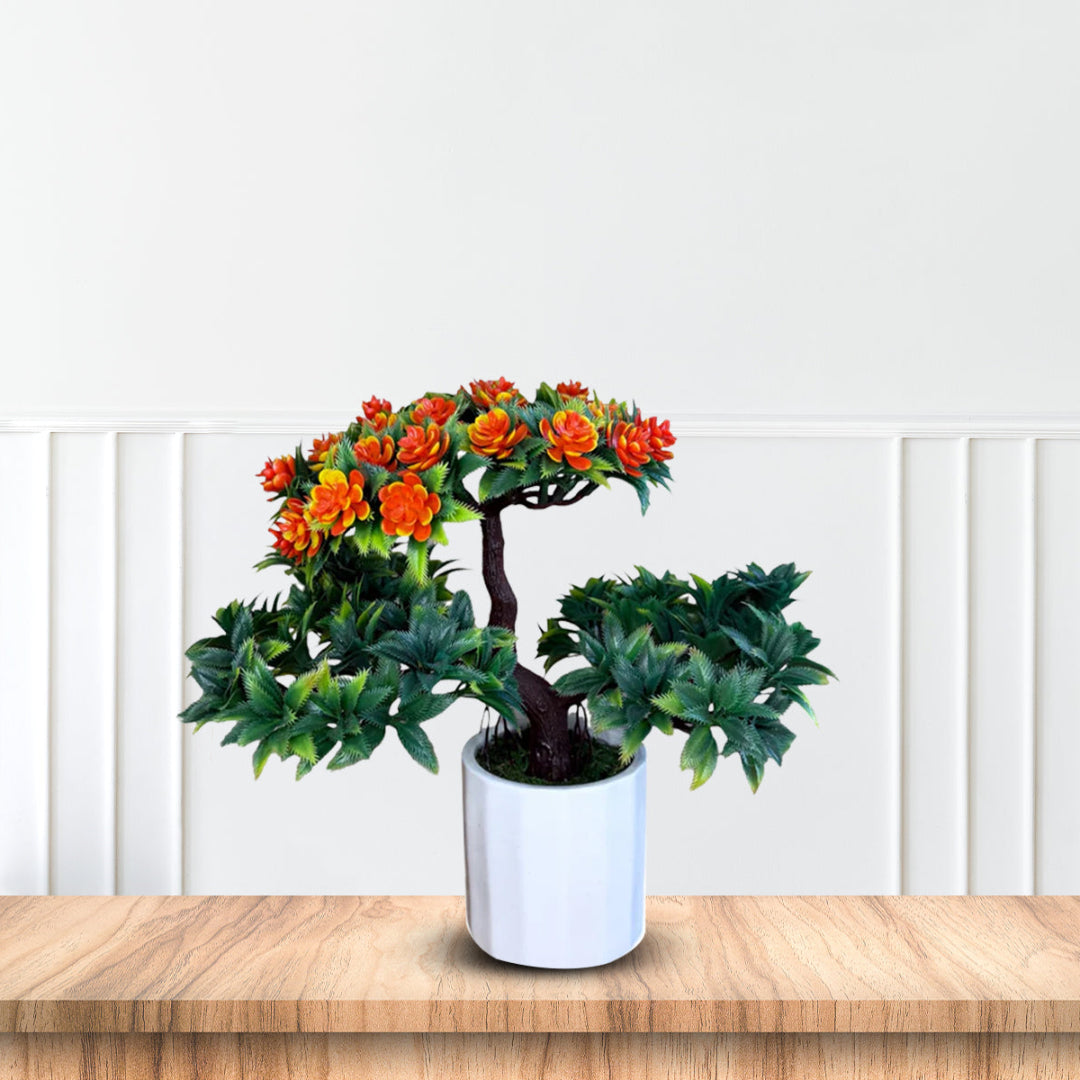 Artificial : Bonsai with Different Colored Flowers ~ The Perfect Gift