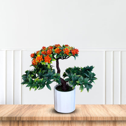 Artificial : Bonsai with Different Colored Flowers ~ The Perfect Gift