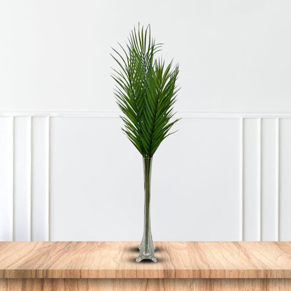 Artificial Stunning Leaves in Glass Vase -Good Gift