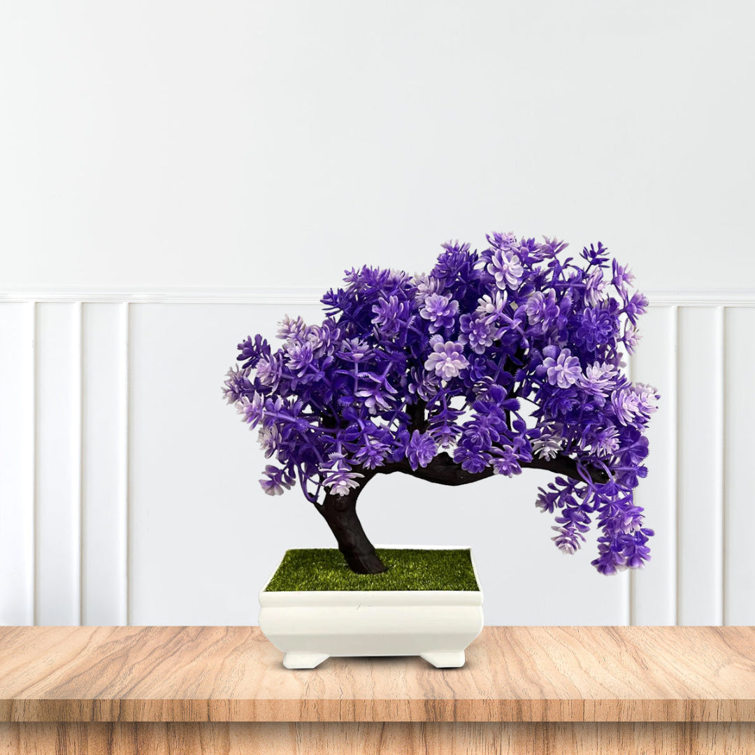 Artificial : Sideways Bonsai in Different Colored Leaves ~ The Perfect Gift