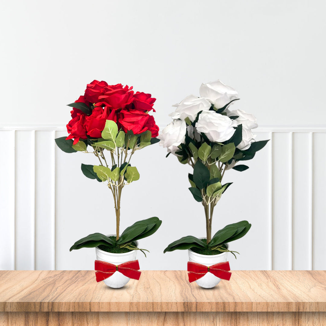 Picturesque Artificial Roses Stem in Color of Your Choice