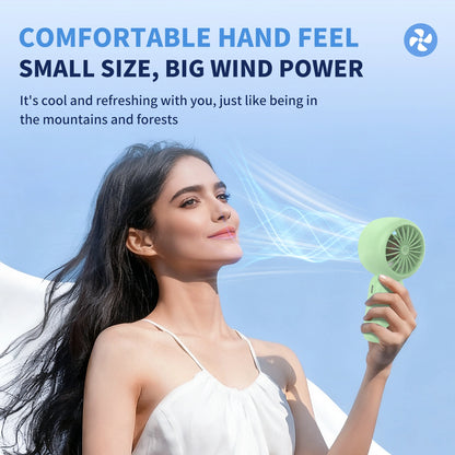 Compact 3-Speed Handheld Fan