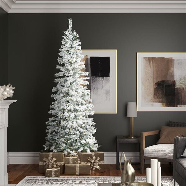 Artificial Tree : Flocked Pacific Tree