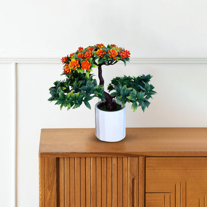 Artificial : Bonsai with Different Colored Flowers ~ The Perfect Gift