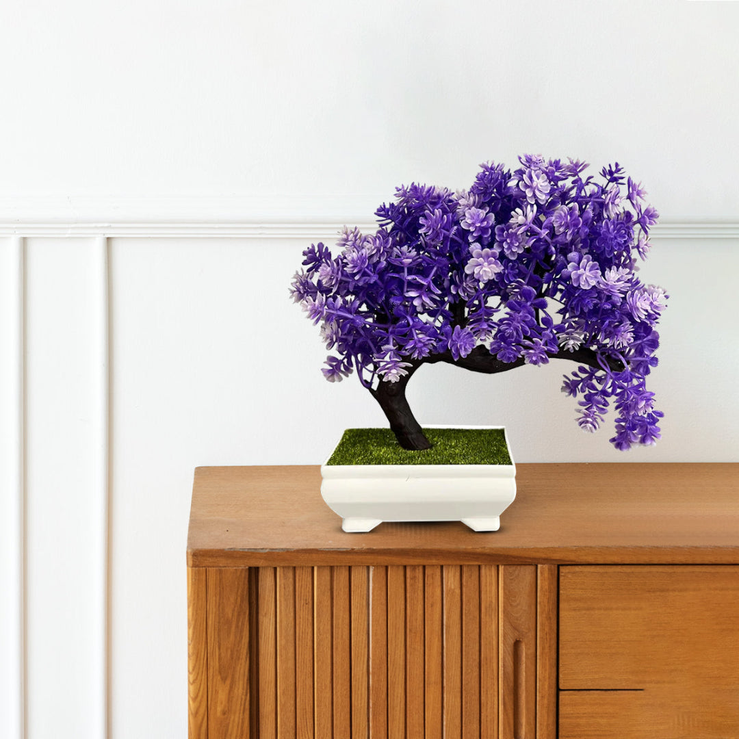 Artificial : Sideways Bonsai in Different Colored Leaves ~ The Perfect Gift