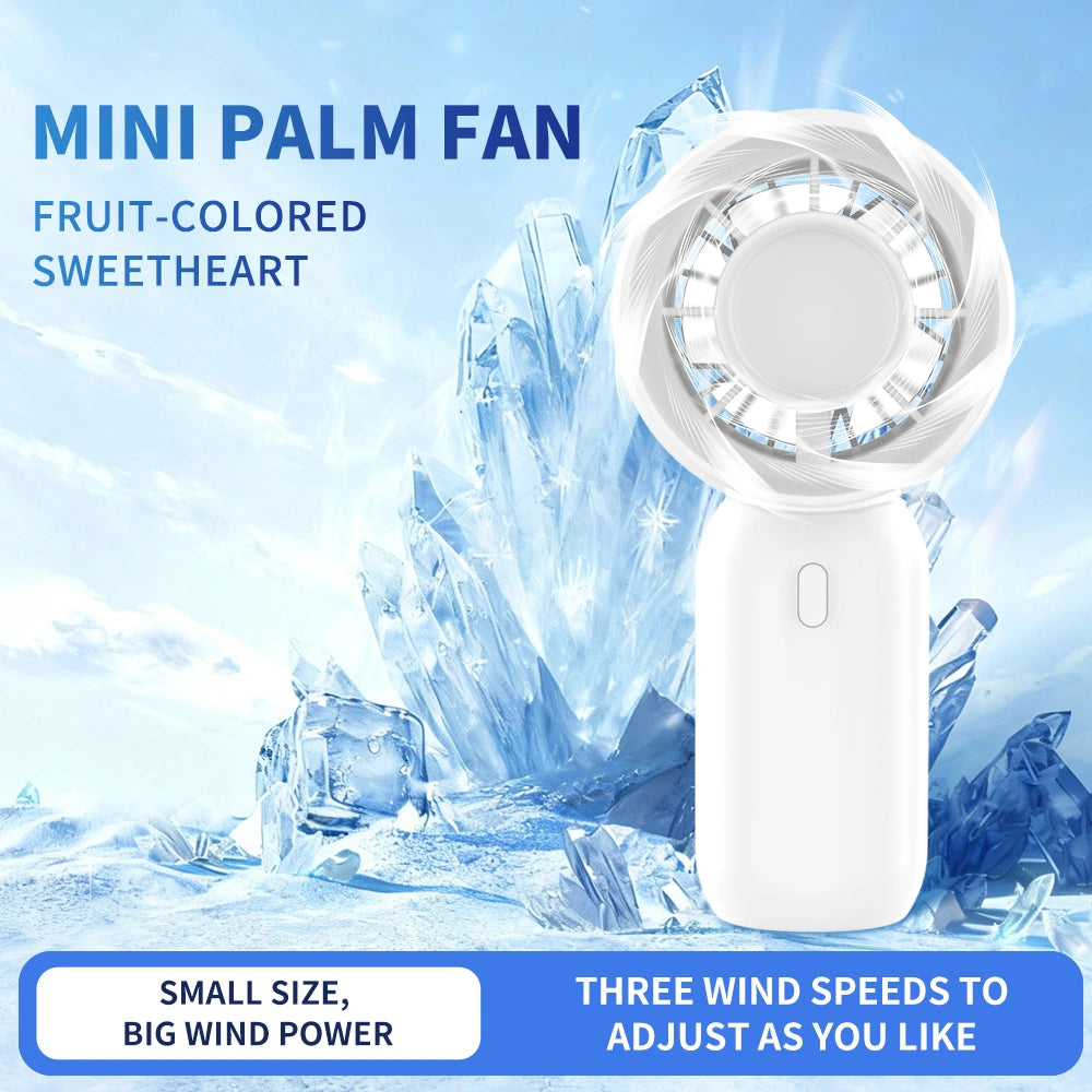 Compact 3-Speed Handheld Fan
