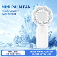 Compact 3-Speed Handheld Fan