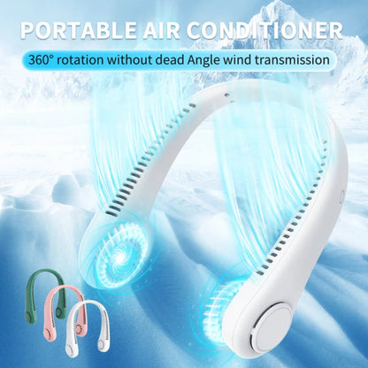 Hands-Free Rechargeable Neck Fan