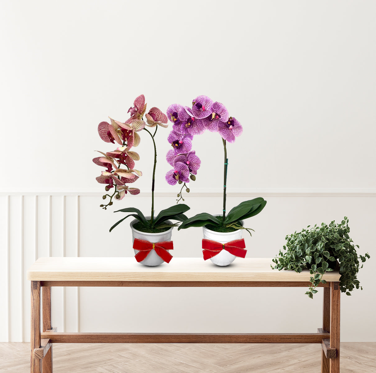Beautiful Variegated Orchid-Artificial (The Perfect Christmas Gift)
