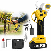 20V Cordless Electric Pruner - Brushless Battery Powered Pruning Shears for Tree Branches & Garden Trimming