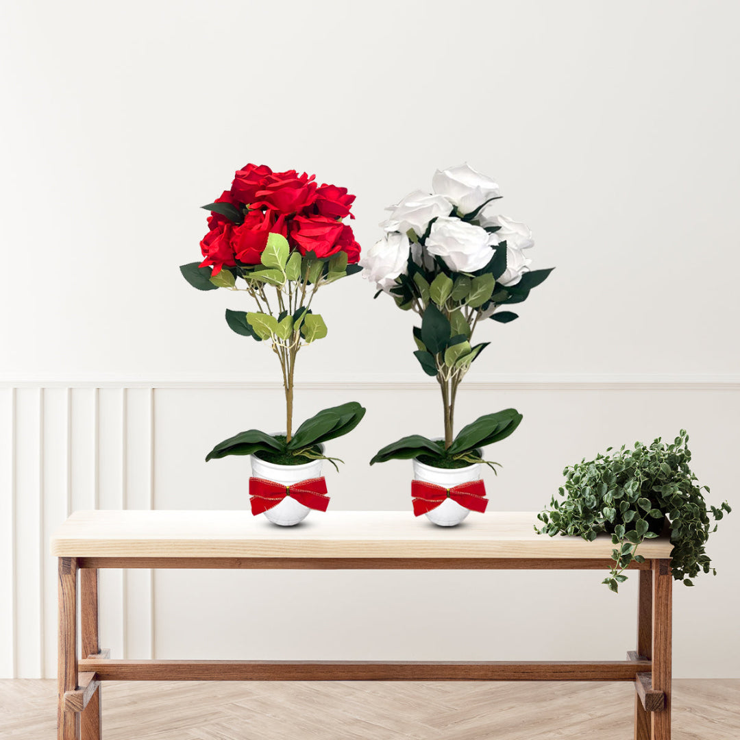 Picturesque Artificial Roses Stem in Color of Your Choice