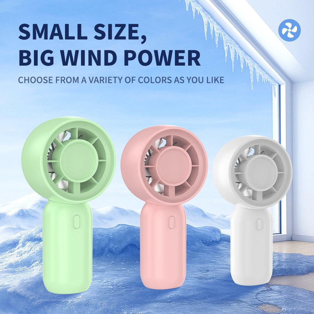 Compact 3-Speed Handheld Fan