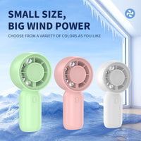 Compact 3-Speed Handheld Fan