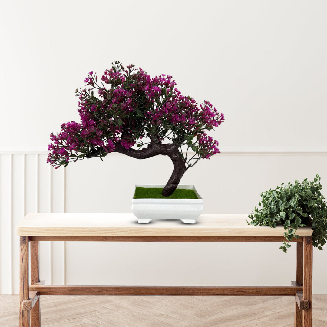 Sideways Bonsai (Artificial)-Good Gift