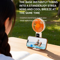 5-Speed Handheld Fan with Digital Display