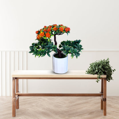 Artificial : Bonsai with Different Colored Flowers ~ The Perfect Gift