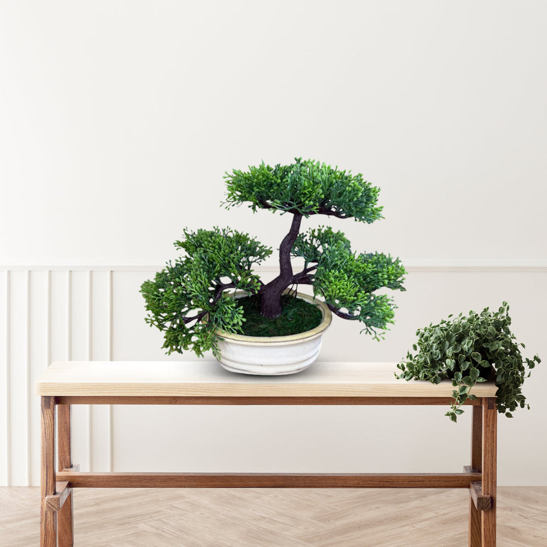 Artificial Bonsai in Ceramic Pot-Good Gift