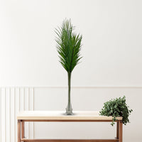 Artificial Stunning Leaves in Glass Vase -Good Gift